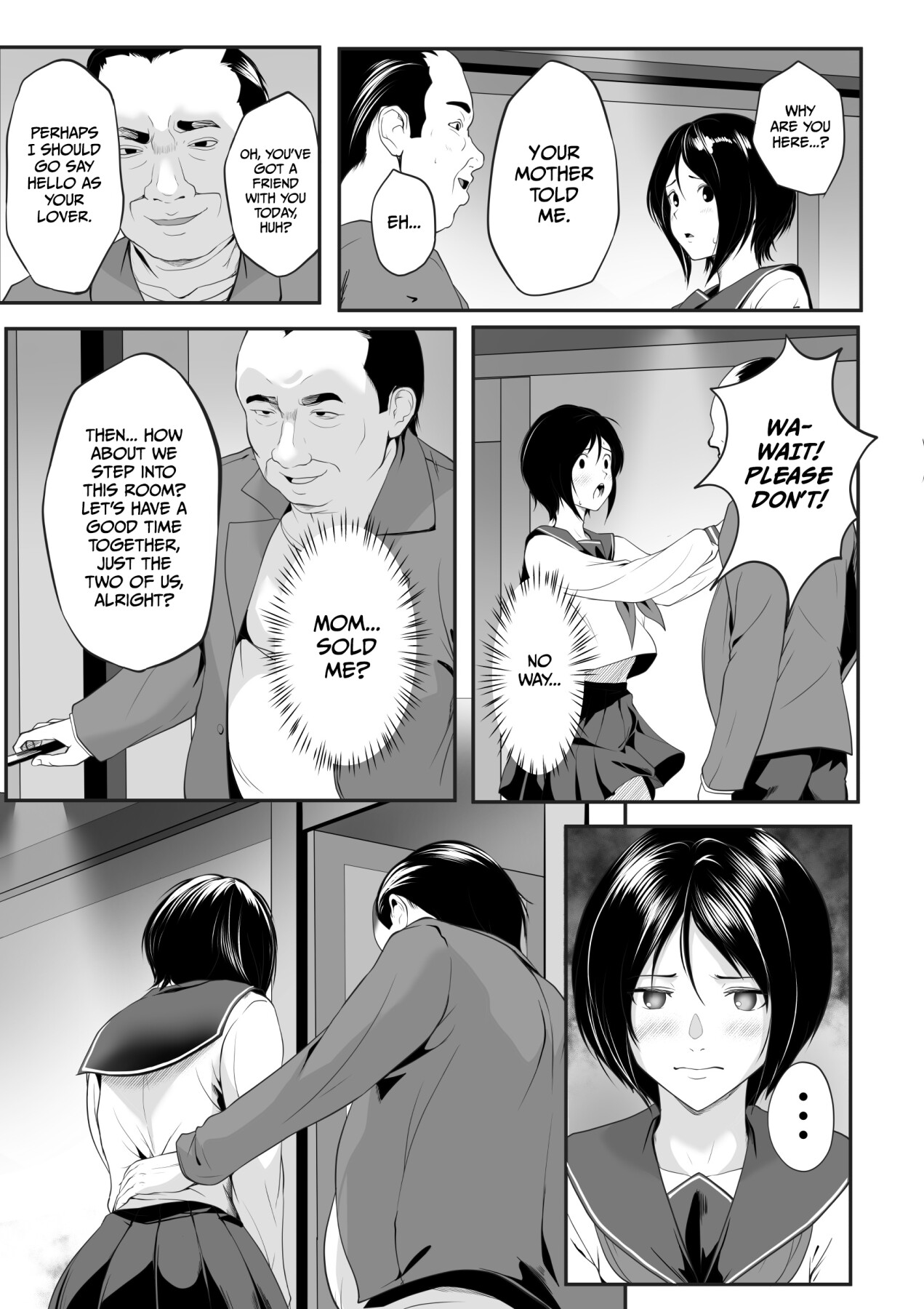 Hentai Manga Comic-I, was sold to my mother's ex-fiancé-Read-18